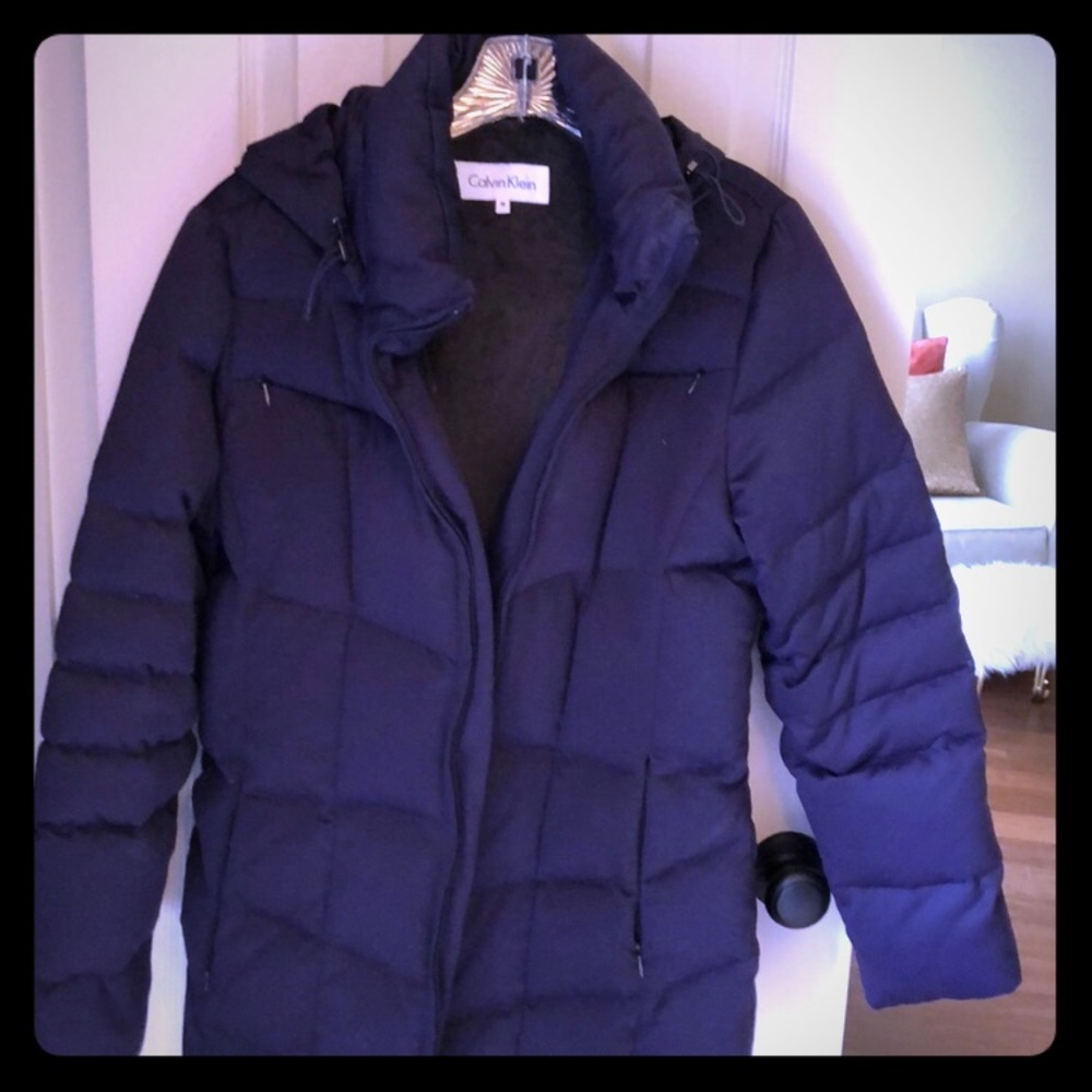 Calvin Klein puffer jacket with hood